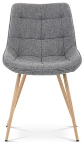 BONTEC Jedálenská stolička, šedá, látka, CT-394 GREY2 Farba: Šedá