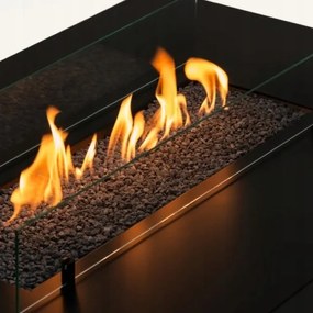 Planika Rio Table GAS - Vonkajší plynový krb 46x106 cm 10kW