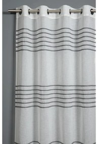 Sivá záclona 245x140 cm Etamine - Gardinia