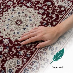 Angel Carpet, Kusový koberec Sultan 12 Red, 120x170, červená, kancelária