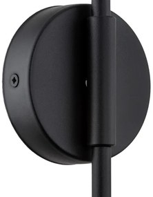 Argon 8009 - Nástenná lampa AVALONE 1xE27/15W/230V 57 cm čierna/zlatá