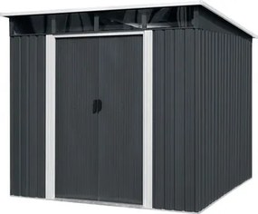 Záhradný domček Strend Pro 238x199x202 cm, plech, antracit