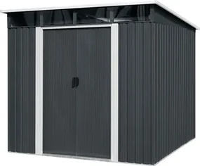 Záhradný domček Strend Pro 238x199x202 cm, plech, antracit