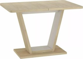 Jedálenský rozkladací stôl Nigel 120/160 cm dub Cremona Torro/kašmírový
