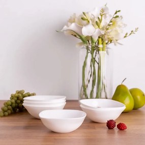 Altom Sada misiek z opálového skla White harmony 12,5 cm, 6 ks