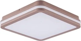 Brilagi-LED Vonkajšie svietidlo so snímačom BENE LED/24W/230V 26x26 cm hnedé IP54