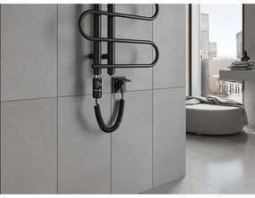 Mexen Kiso, elektrické vykurovacie teleso 1200 x 500 mm, 300 W, čierna, W114-1250-500-2300-70