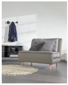 Čierny kovový nástenný vešiak Kave Home Vianela, 41 x 10 cm