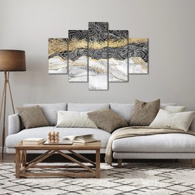 Obraz - Mandala v mramore (150x105 cm)