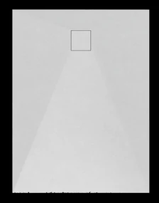 Erga Oldaf, SMC obdĺžniková sprchová vanička 120 x 80 cm, biela matná, ERG-GMA-OL-80120