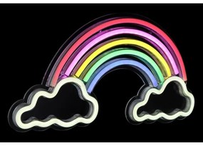 Globo 28056 - LED neónová nástenná dekorácia RAINY LED/3W/USB dúha