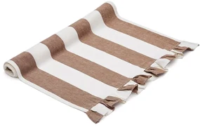 Behúň na stôl s prímesou ľanu 50x150 cm Maura – Kave Home