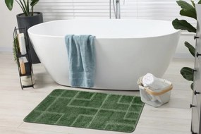 Kúpeľňový koberček SUPREME LINES línie, zelený