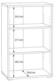 Knižnica URAN dub Artisan