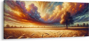 Obraz – Strom na poli (120x50 cm)