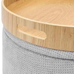 Odkladací stolík s podnosom a možnosťou sedenia