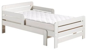Biela posteľ Vipack Jumper Bed White, 90 x 140/200 cm
