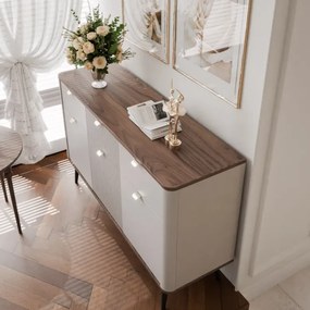 Dizajnová komoda NICOLA 130 cm kašmír