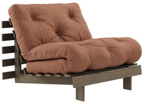 Kreslo v oranžovomedenej farbe Roots – Karup Design