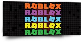 Sablio Obraz ROBLOX Farebný text - 110x50 cm
