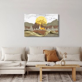 Obraz jeleňa (90x60 cm)