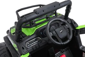 Elektrické terénne autíčko UTV LIFT zelené