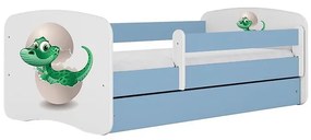 Detská Posteľ. Babydreams+Sz+M Modrá 80x180 Dino