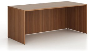 Kancelársky písací stôl FRAME, 180x80 cm, orech