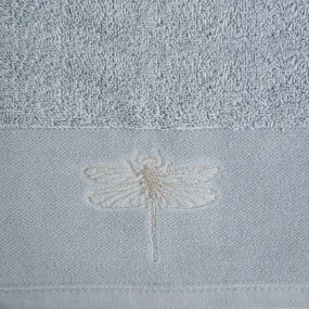 Dekorstudio Bavlnený uterák VÁŽKA 04 - sivý Rozmer uteráku: 50x90cm