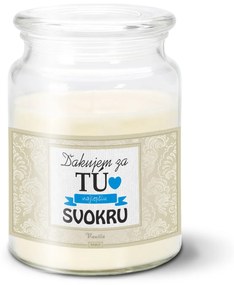 Sablio Sviečka Ďakujem za tú najlepšiu svokru - 500 g
