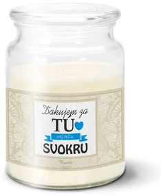 Sablio Sviečka Ďakujem za tú najlepšiu svokru - 500 g