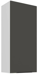 Kuchynská skrinka Aria-Gr/Wh Anti Fingerprint 50g-108 1f