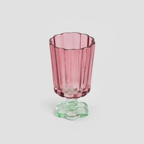 Pohár CASSIAR koralový / zelený 727177 220 ml