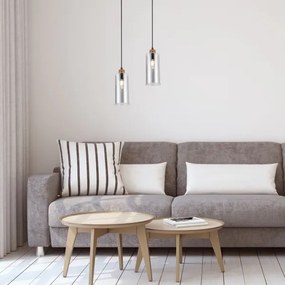 Rabalux 72141 - Luster na lanku TANNO 1xE27/25W/230V dub