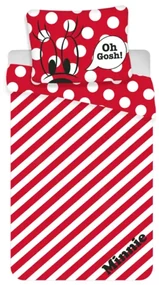 Jerry Fabrics Minnie Red "oh Gosh" 140x200/70x90 cm