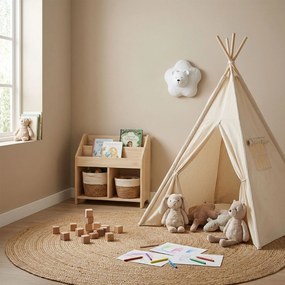 Toolight Toolight, LED nástenné svietidlo BIELY MEDVEĎ, 12W, G181-W, biela, OSW-07812