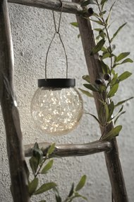 Závesný solárny lampáš GLORY 13 cm