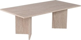 Béžový pololesklý konferenčný stolík 60x119 cm Sabin – Kalune Design