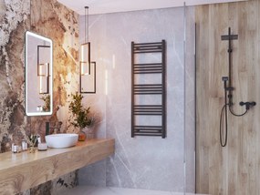 Gamma Erga Basic, vykurovacie teleso 1400x500 mm, 546 W, čierna, ERG-LAV-BASIC-14050-BK