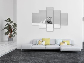 Obraz - Ľadový medveď (150x105 cm)