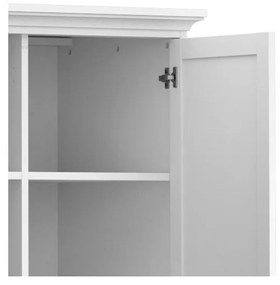 Biela šatníková skriňa 96x201 cm Paris – Tvilum