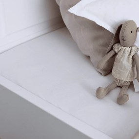 Posteľná plachta biela 70x140cm