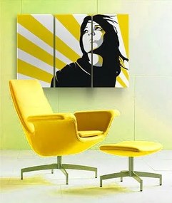 Ručne maľovaný POP Art obraz Woman in SUN | rôzne rozmery