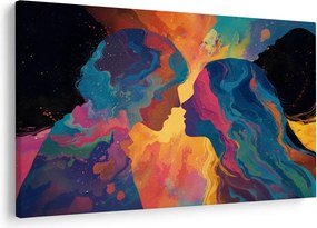Obraz - Vesmírna láska (90x60 cm)