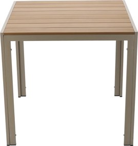 Záhradný stôl Devon 80 cm béžový