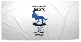 Sablio Uterák Neznášam byť sexy, ale som šéf - 30x50 cm