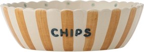 Žltá/krémová keramická misa ø 24 cm Chip – Bloomingville