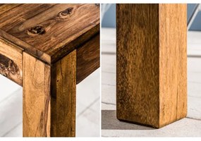 Rozkladací jedálenský stôl 35299 160/240x100cm Masív drevo Palisander  - Komfort-nábytok
