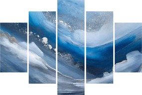 Obraz - Abstrakcia oceánu (150x105 cm)