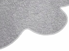 Kusový koberec Eton šedý kvetina, 120x120 kvietok, šedá, kuchyňa, Vopi